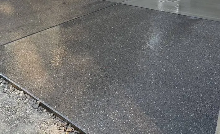 船橋市　O様邸　洗いだし施工