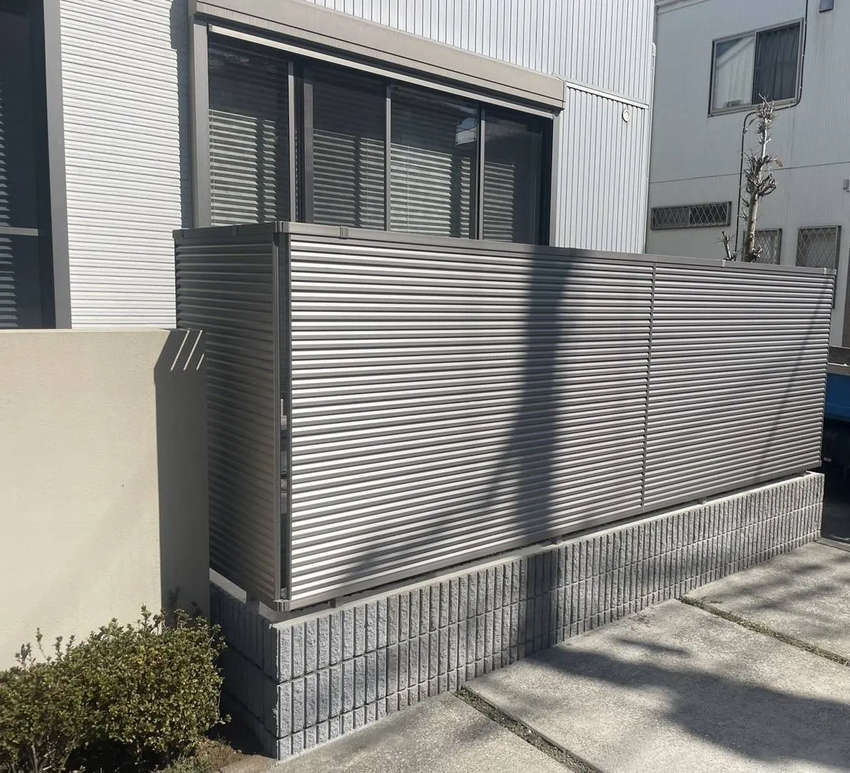 千葉県佐倉市　M様邸　目隠しフェンス施工