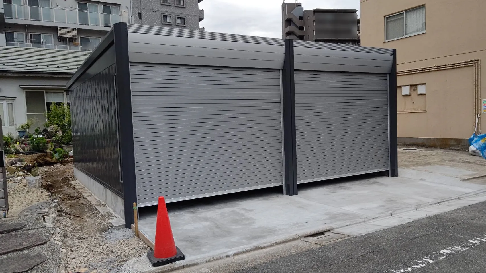 千葉県浦安市　K様邸　ガレージの設置工事